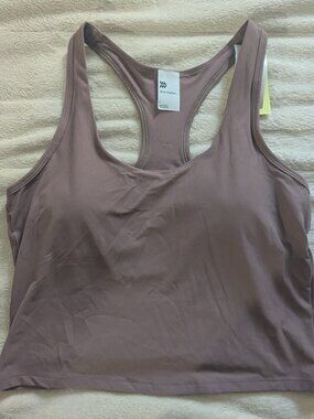 Target ALL IN MOTION Light Brown L Everyday Soft Racerback top